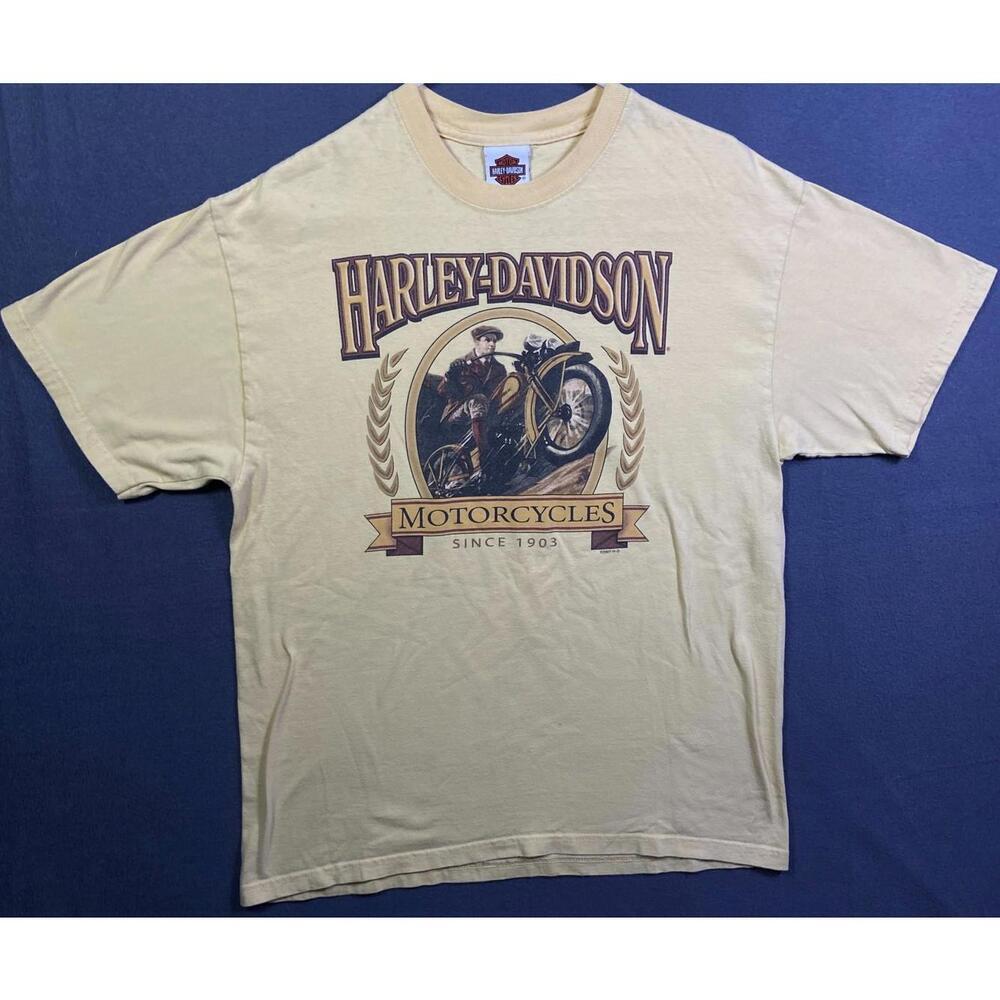 Vintage 2006 H-D Harley Davidson 1903 T-shirt Sandhill Pinehurst NC Large VTG